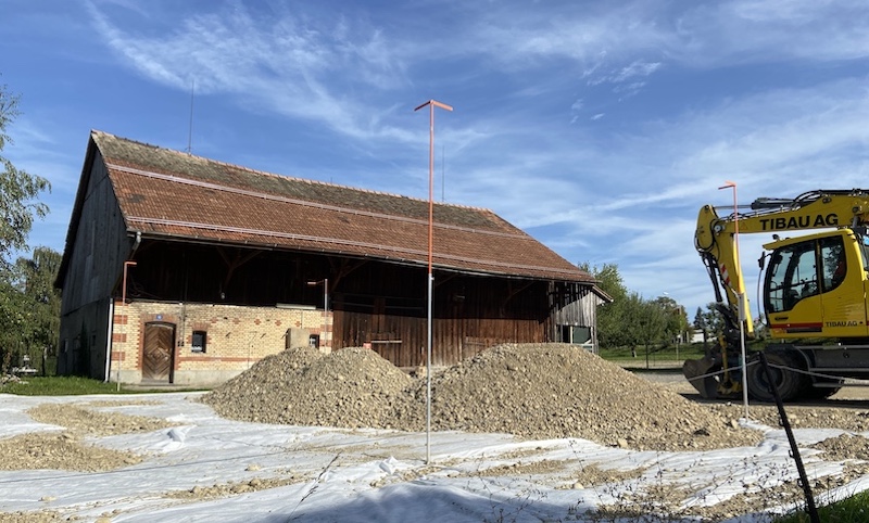 Baugespanne für Provisorium Verdissimo