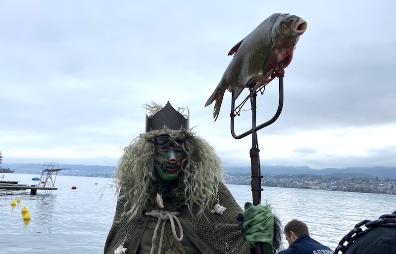 Der «gfürchige» Neptun mit dem Fisch am Dreizack