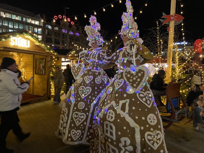 Beliebtes Foto-Sujet: die Lebkuchen-Ladies