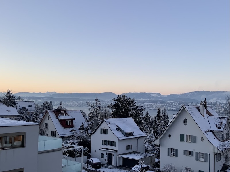 Frühmorgendlicher Blick aus dem Fenster (Fotos: Edwin van der Geest)