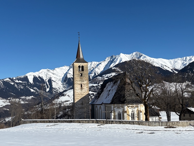 Nur mit dem Schlüssel zugänglich: Kirche von Pfleif