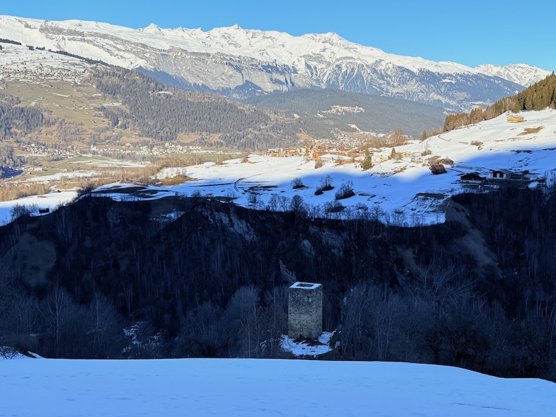 Ruine der Burg Castelberg